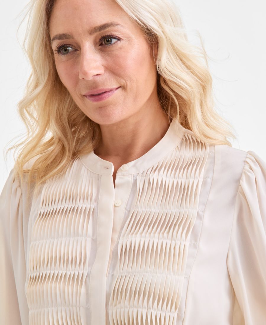 

Женская блузка с принтом и складками Style & Co, Palomino