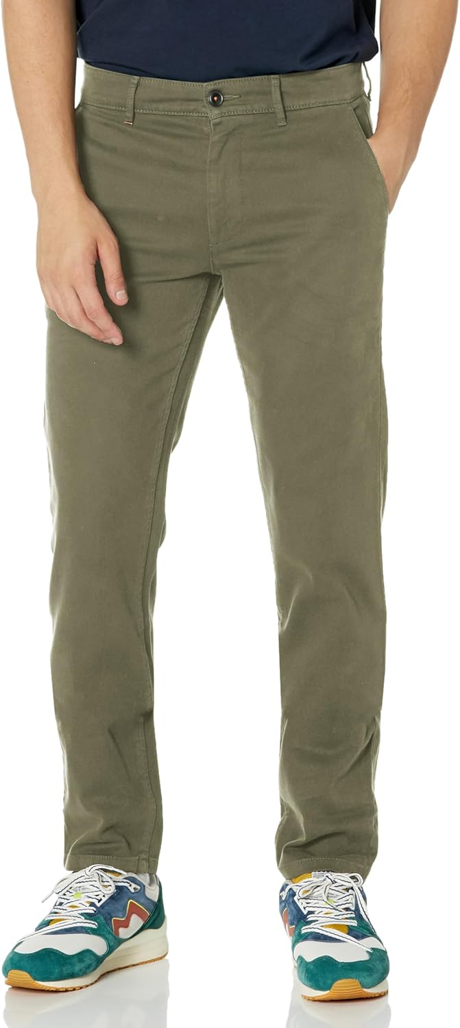 

Брюки BOSS Chino Slim Leg Twill Cotton, Dark Olive Green