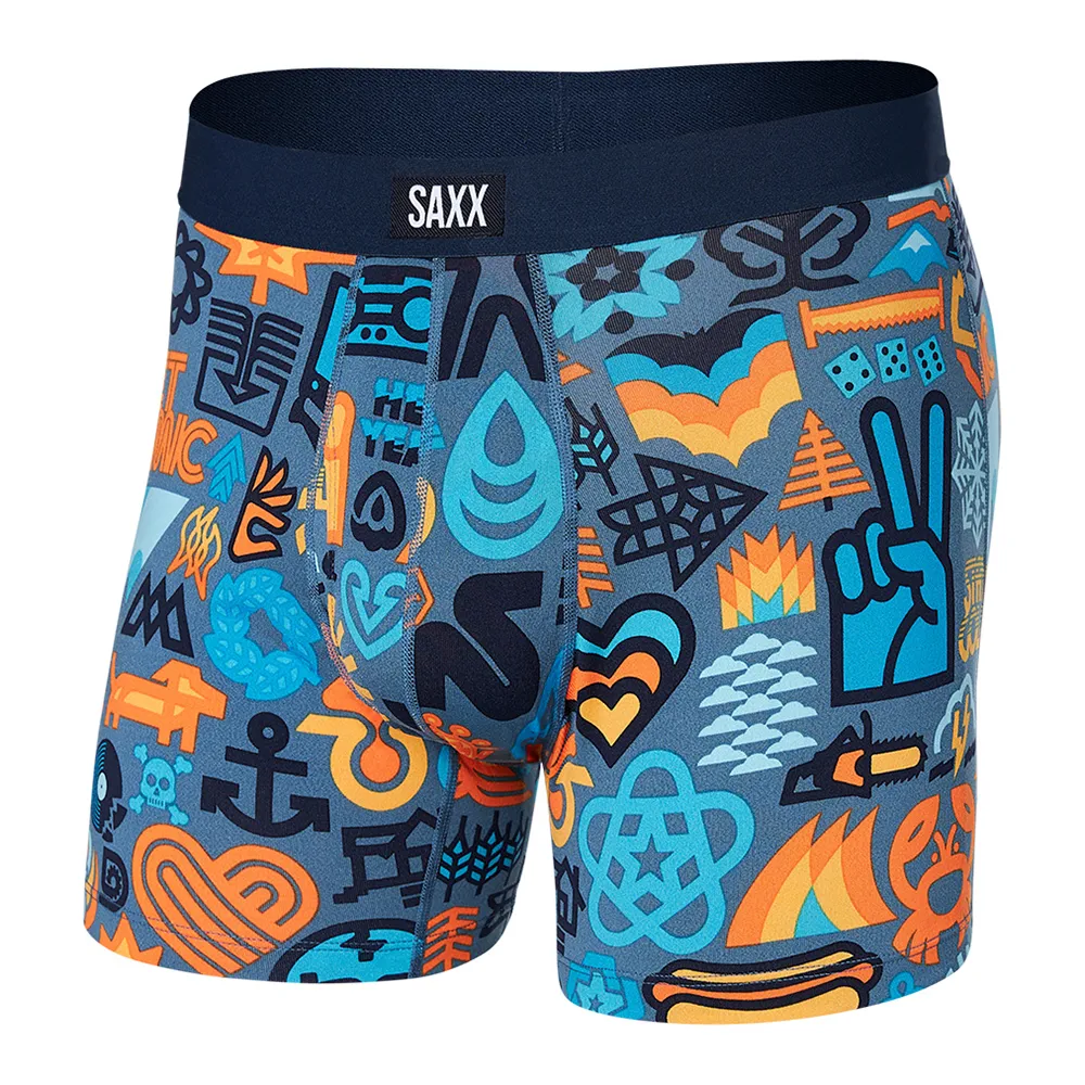 

Трусы-боксеры SAXX Underwear Fly Pretty Much Everything, синий