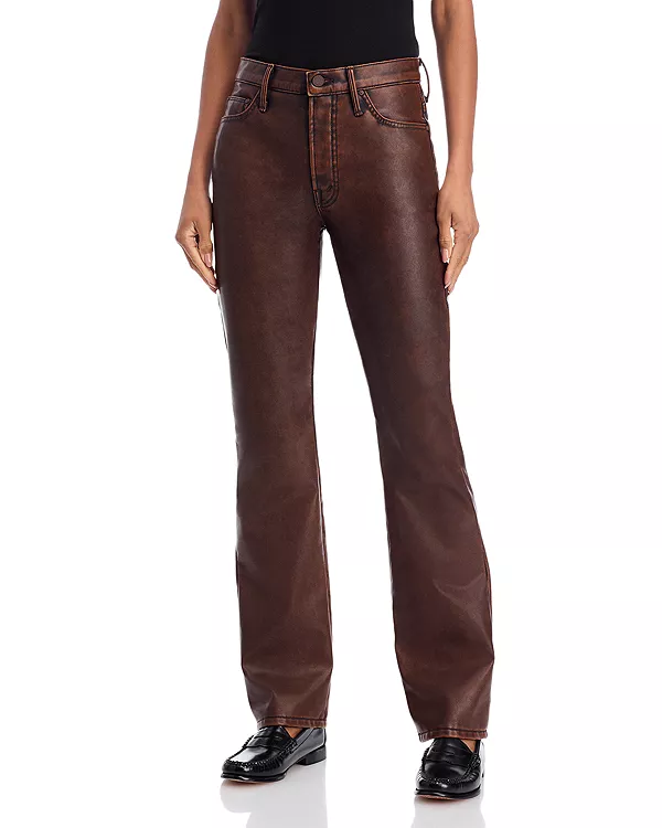 

Джинсы с высокой талией от Infinite Seek - всего лишь на шаг впереди. Mother, коричневый