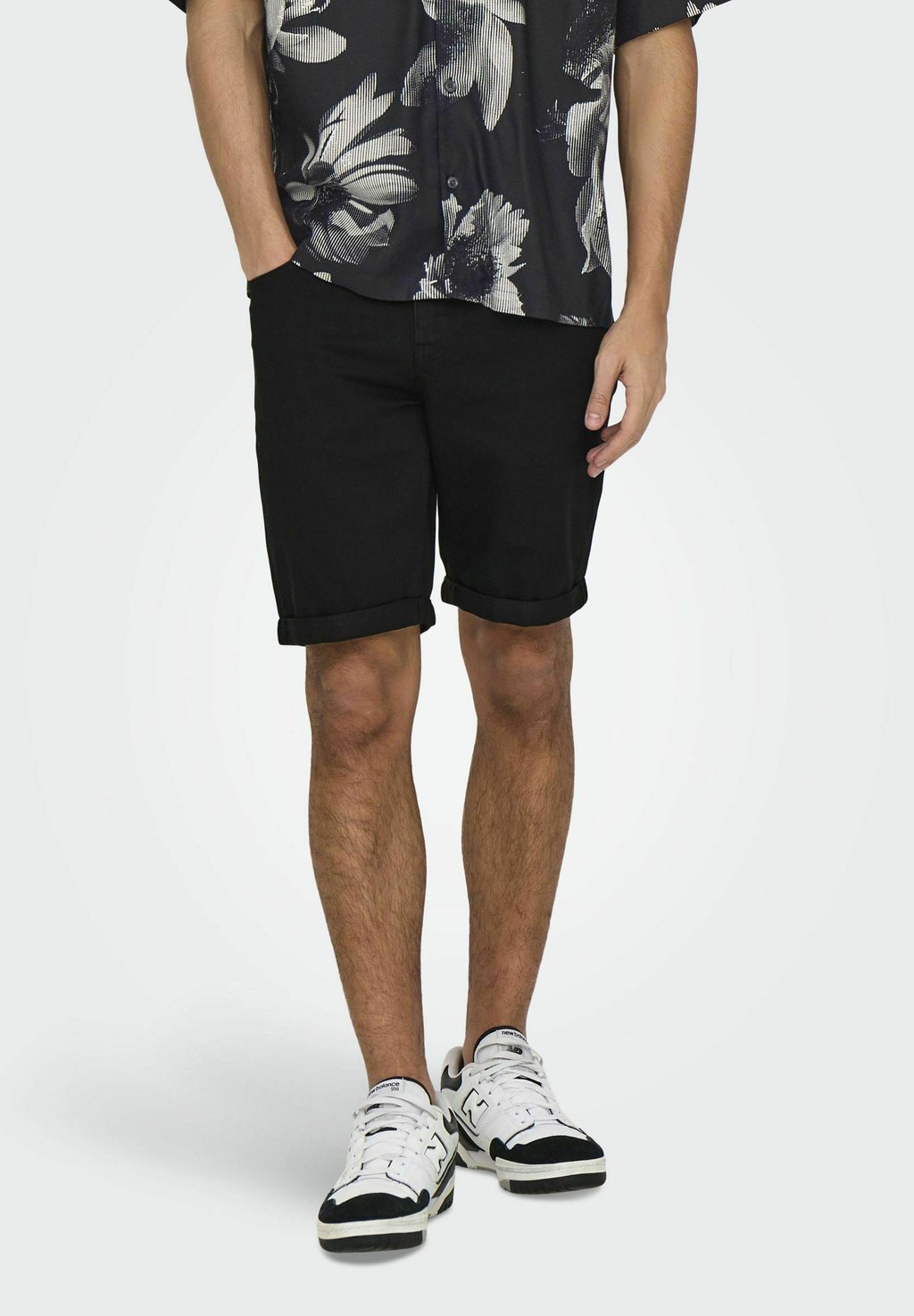 

Джинсовые шорты MITTLERE TAILLE NORMAL GESCHNITTEN Only & Sons, цвет Black Denim