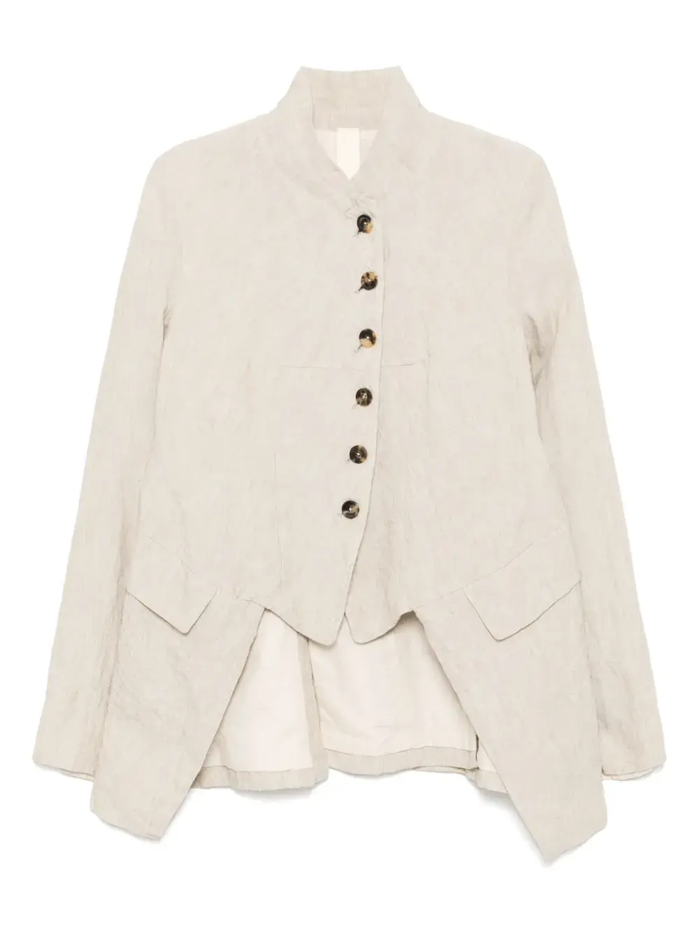 

Блейзер со смещенной застежкой Forme D'expression, нейтральный