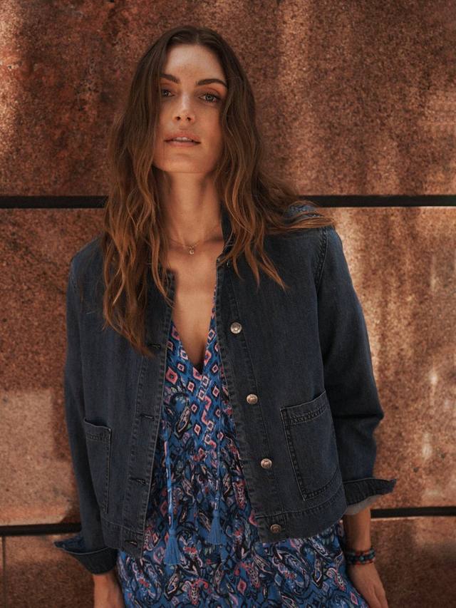 

Куртка с карманами от элоди NRBY, цвет Dark Wash