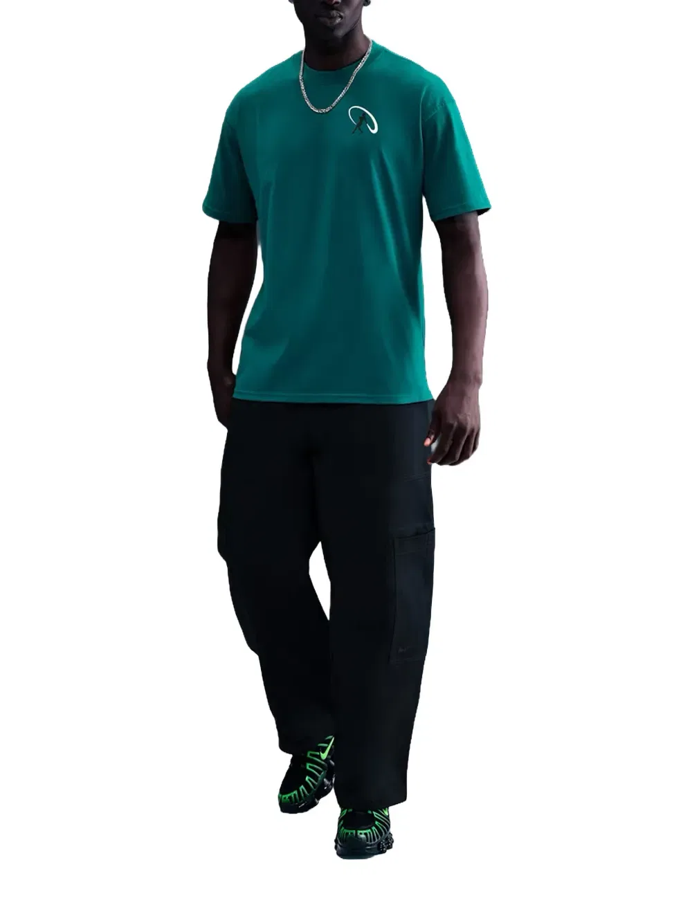 Футболка с круглым вырезом Sportswear max90 Nike, зеленый