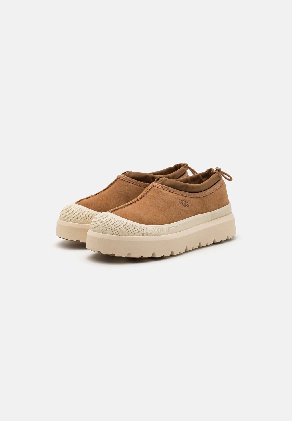Слипоны TASMAN WEATHER HYBRID UGG, каштановый/белый — фото 2