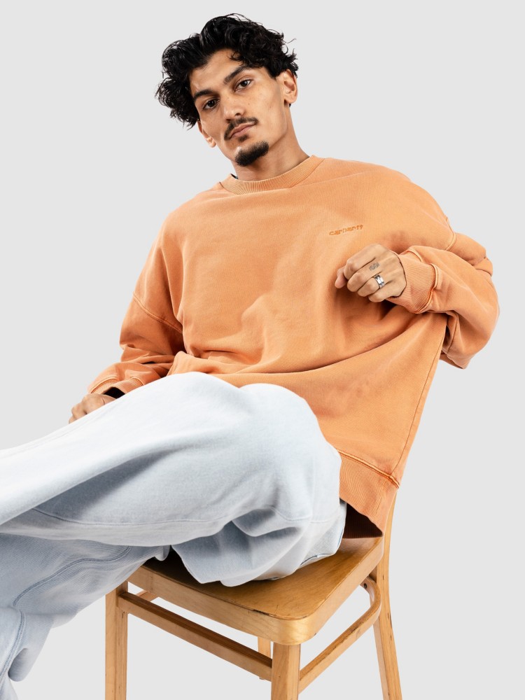 

Свитер Carhartt WIP Benton Sweater, redhaven garment dyed
