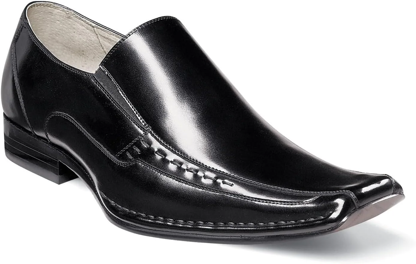 Мужские лоферы STACY ADAMS Templin Bicycle Toe Slip On, черный — фото 2