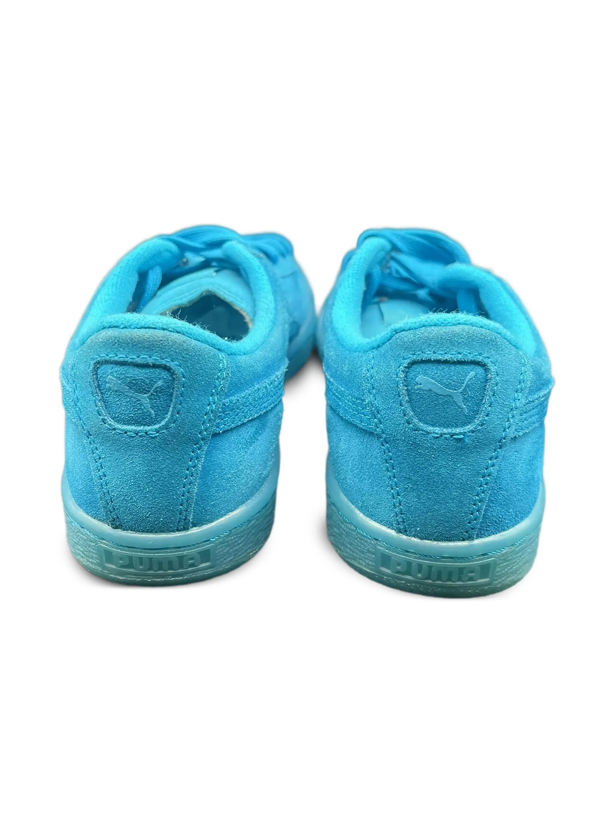 Кроссовки Suede Iced Fluo Atomic Puma Kids, синий — фото 3