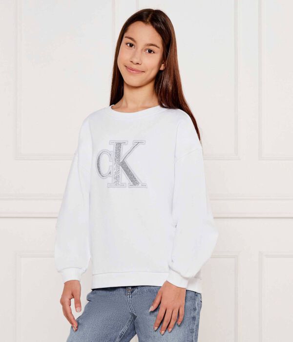 

Свитер Loose fit Calvin Klein Jeans, белый