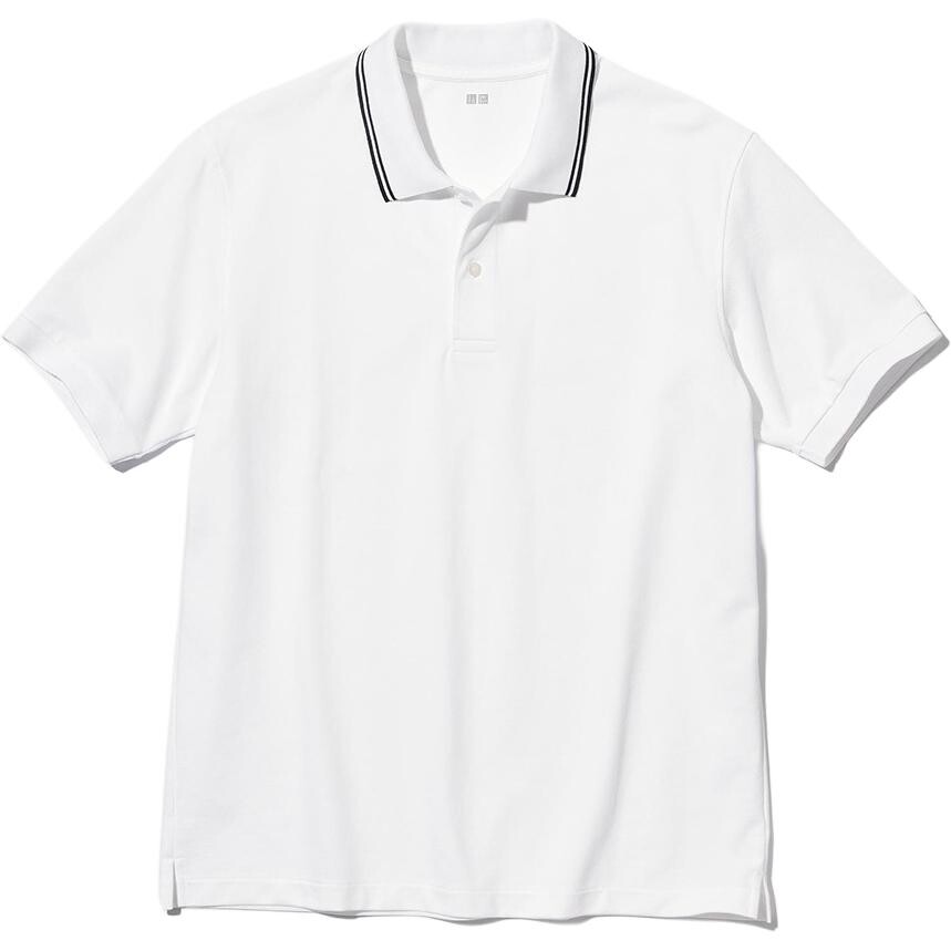 

Рубашка поло унисекс белая Uniqlo, белый