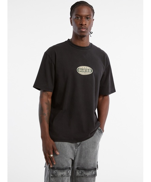 

Футболка с логотипом, крой regular fit Guess Originals, черный