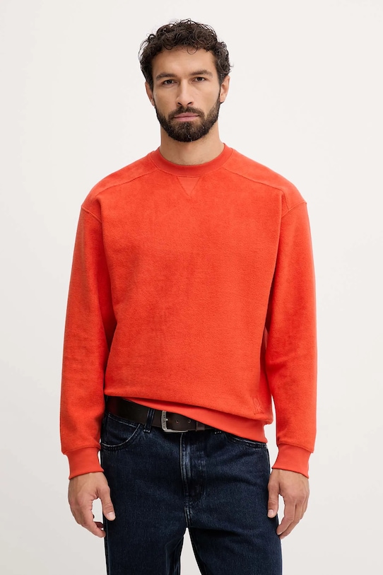 

Хлопковая толстовка United Colors Of Benetton, оранжевый