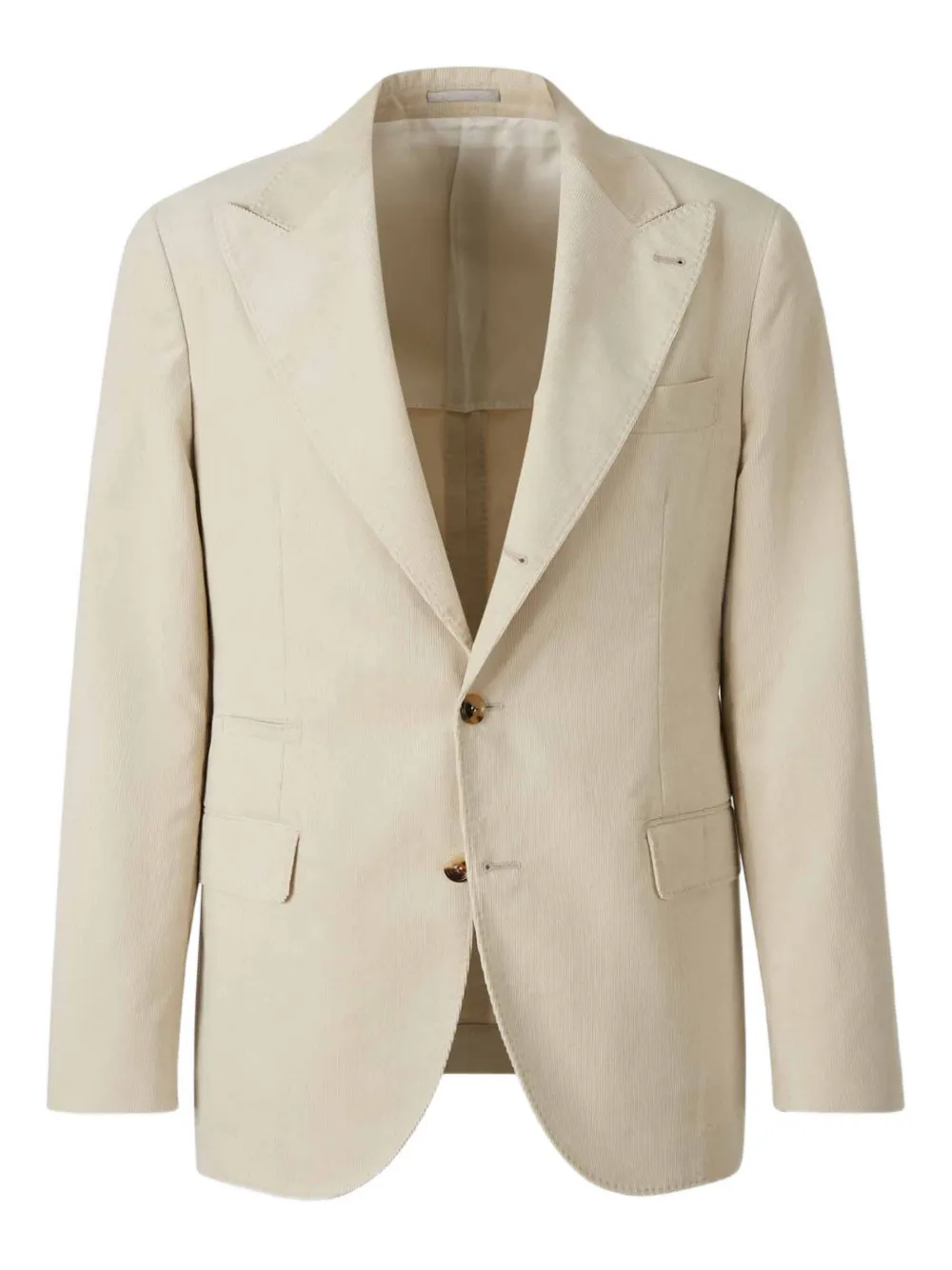 

Однобортный пиджак Brunello Cucinelli, нейтральный