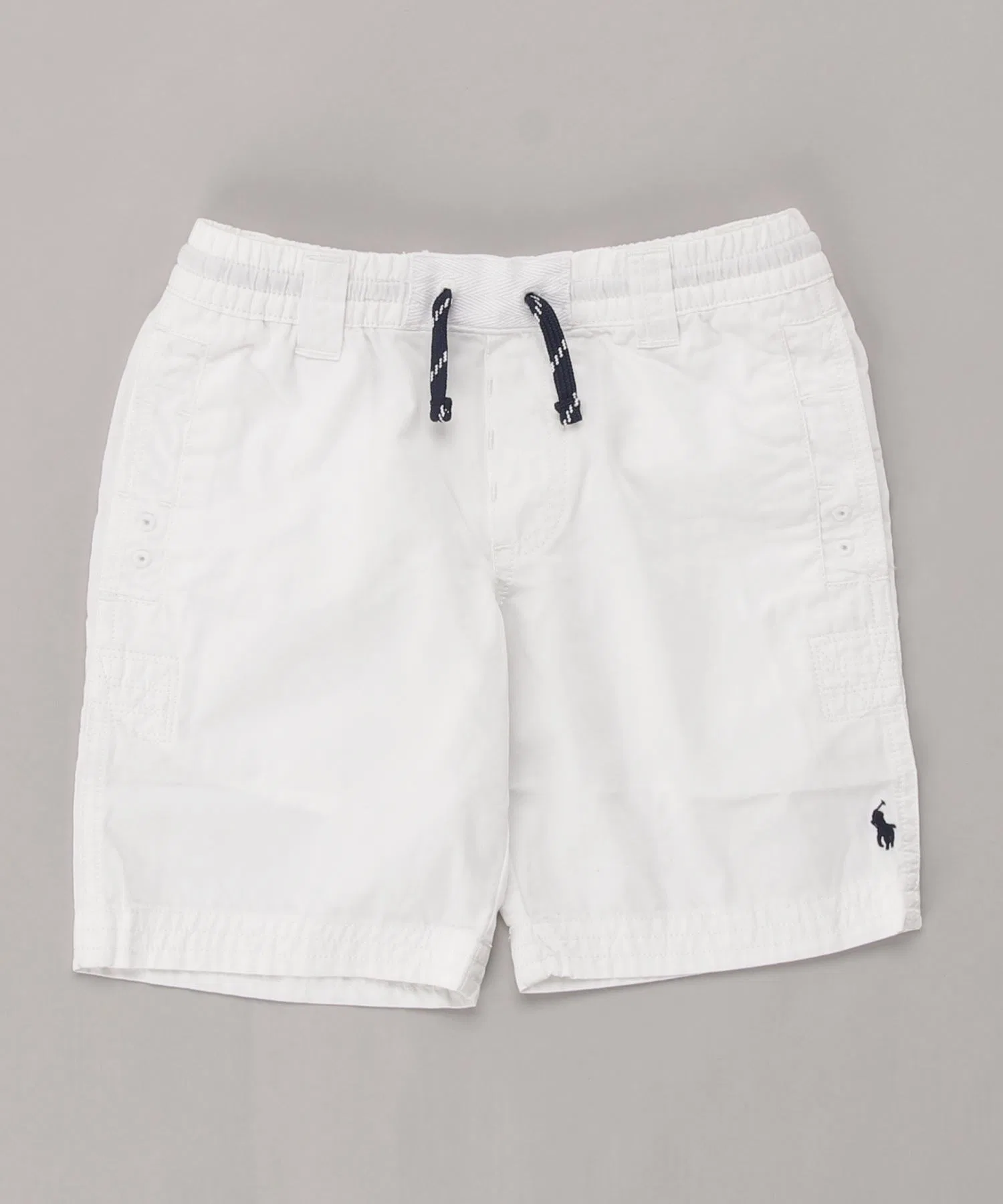 Детские хлопковые шорты POLO RALPH LAUREN CHILDRENSWEAR белые — фото 3