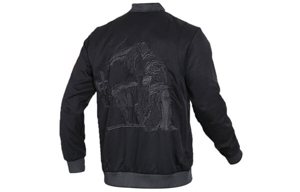 Куртка adidas Rose Cny Jkt Printing Sports Jacket Black, черный — фото 3