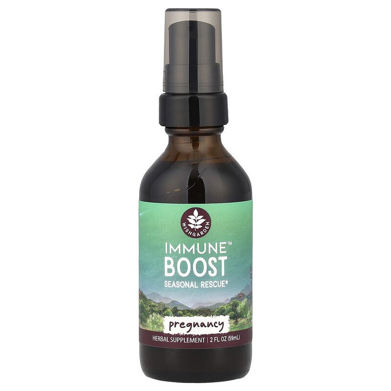 

WishGarden Herbs, Immune Boost, для беременных, 59 мл (2 жидк. Унции)