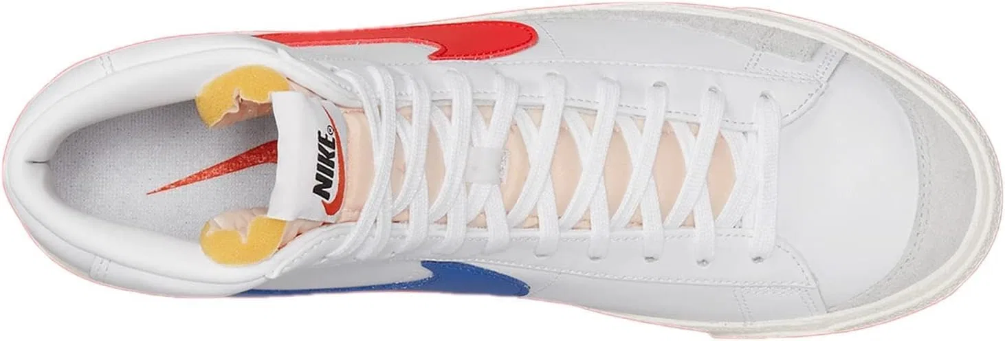 Кроссовки мужские Nike Blazer Mid '77 VNTG, бело-синие — фото 4