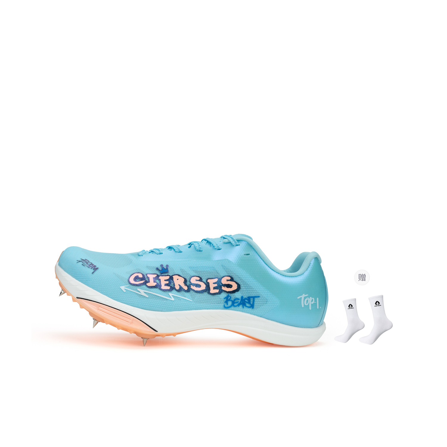 

Тренировочные кроссовки для спринта и бега Unisex Dream Blue CIERSES, Dream синий Comes with Socks