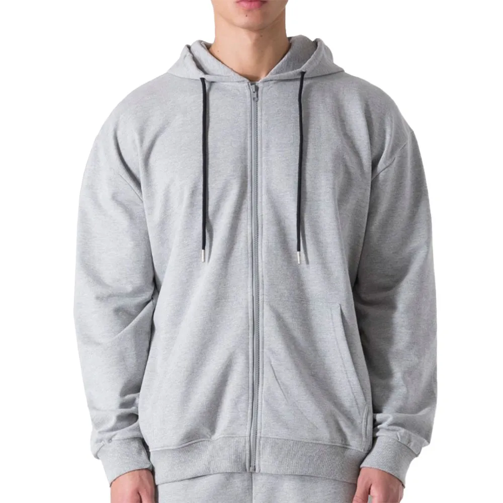 

Толстовка Everlast Back square logo full zip, серый