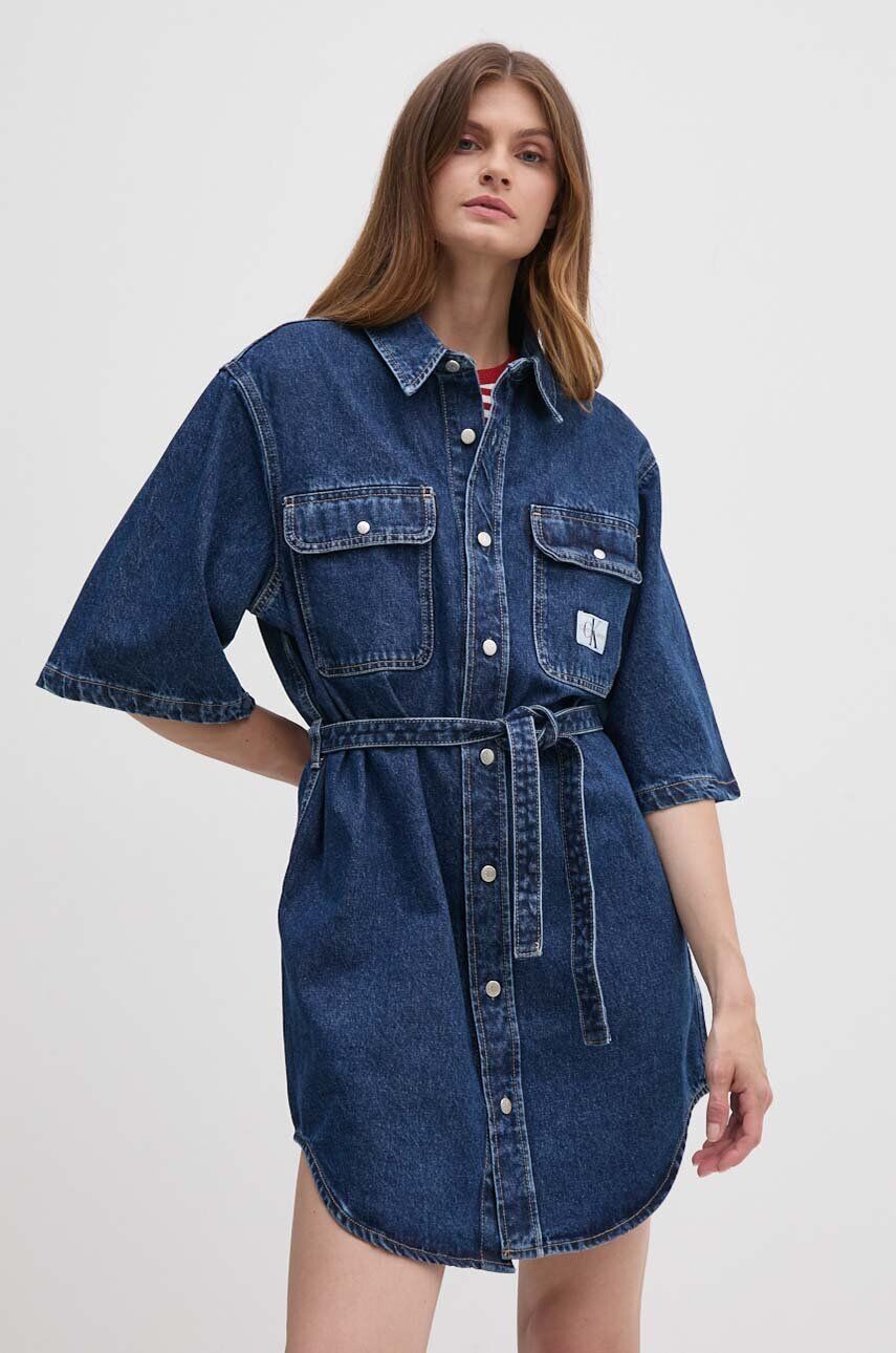 

Джинсовое платье Calvin Klein Jeans, темно-синий