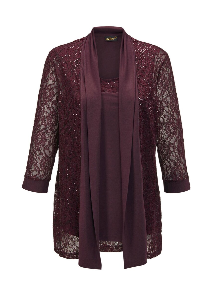 

Вязаный кардиган Goldner Knit Cardigan, цвет blackberry