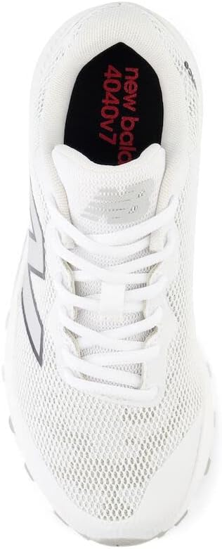 Детские кроссовки New Balance FuelCell V7 Youth Turf-Trainer унисекс, Optic White/Raincloud — фото 4