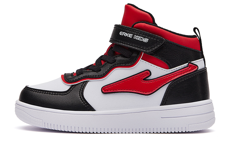 

ERKE KIDS Высокие детские скейтбординг кроссовки white red kids'