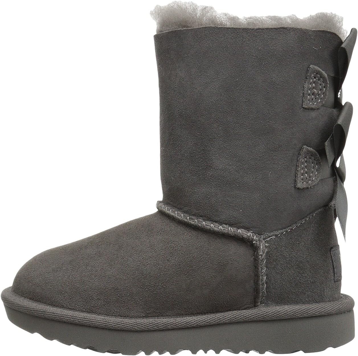 Сапоги UGG Bailey Bow II, серый — фото 4