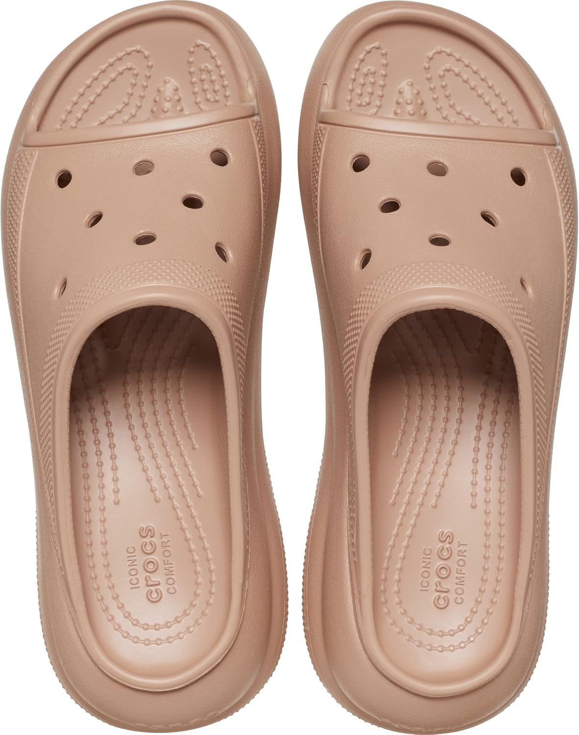 Сланцы Crocs Unisex для взрослых Crush, Cork — фото 2