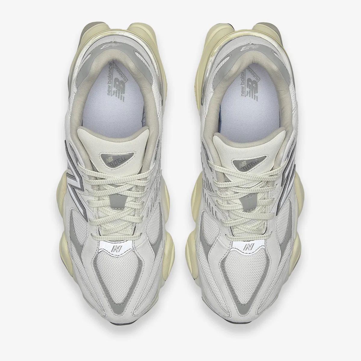 Мужские белые низкие кроссовки New Balance U9060ECA — фото 2