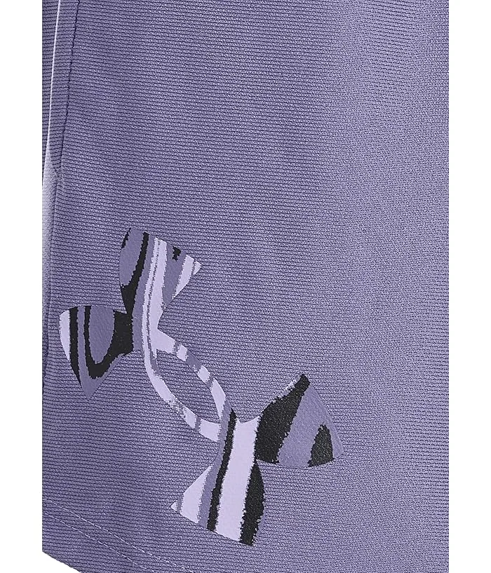 Шорты Tech Play Up Logo Under Armour Kids, Purple Luxe/White — фото 3