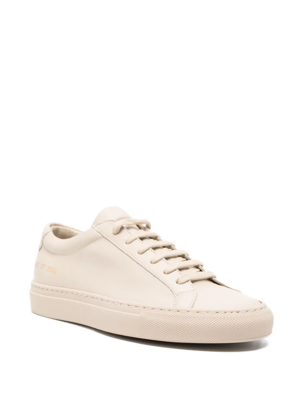 Кожаные кеды на шнуровке Common Projects, нейтральный — фото 2