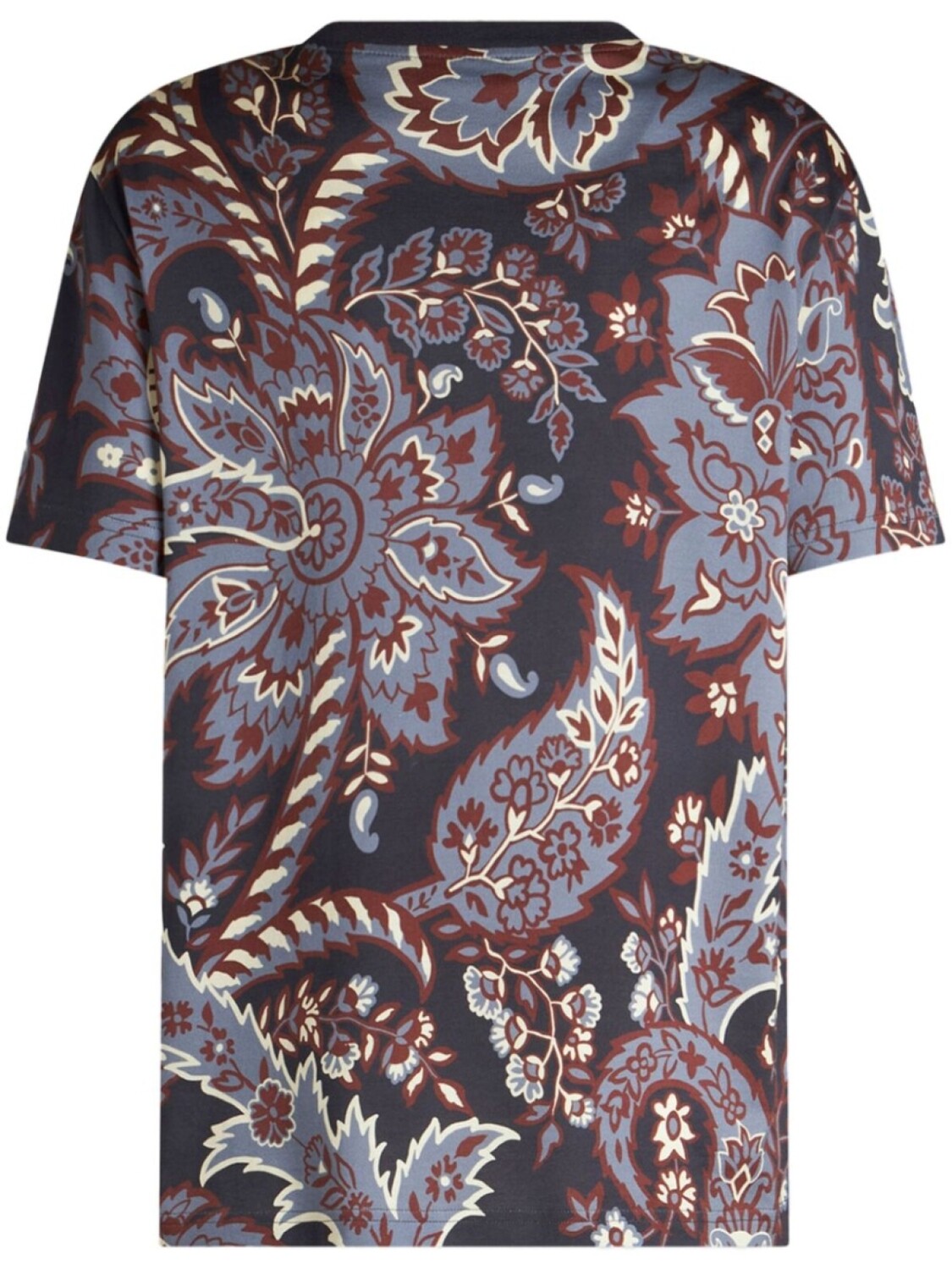 

ETRO хлопковая футболка с принтом пейсли, синий