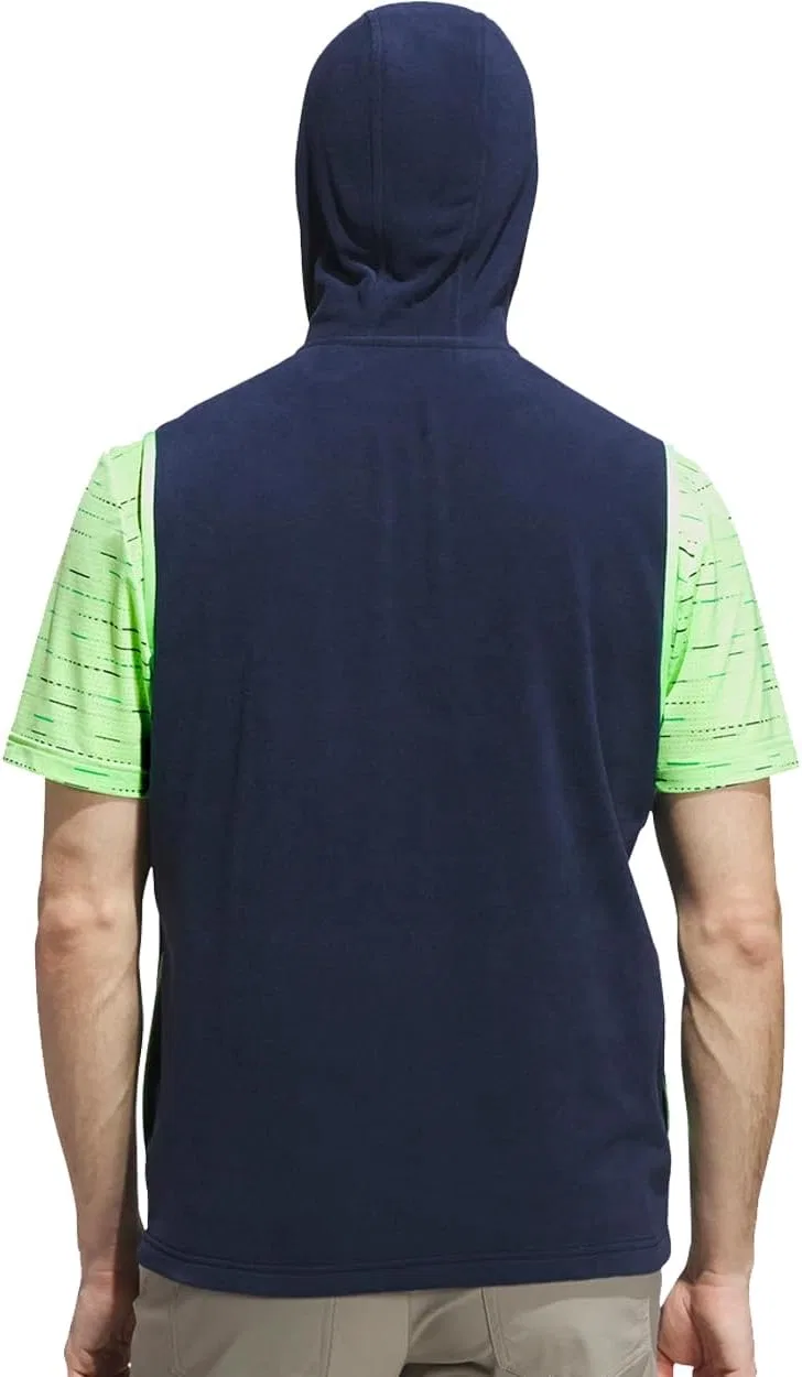 Мужская флисовая толстовка Adidas Ultimate365 с полной застежкой-молнией, Collegiate Navy — фото 2