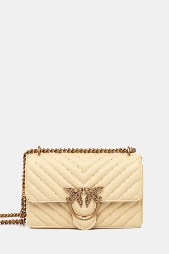 

Кожаная сумка Pinko, желтый