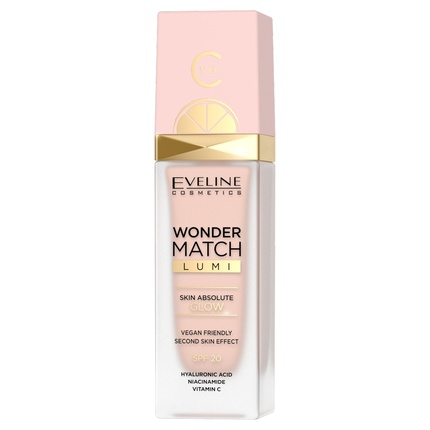 

Тональный крем Wonder Match Lumi Illuminating Foundation Spf20 05 Light Natural 30 мл Eveline