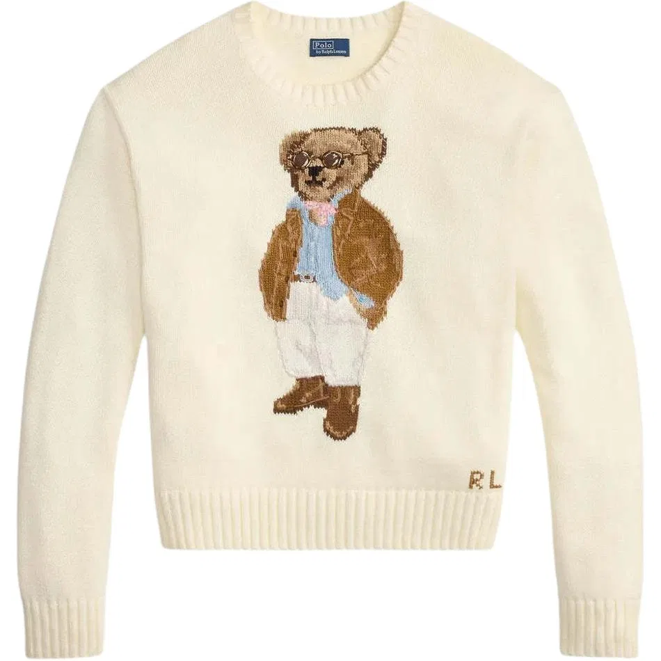 Джемпер Polo Bear с интарсией Polo Ralph Lauren, Baked Butter