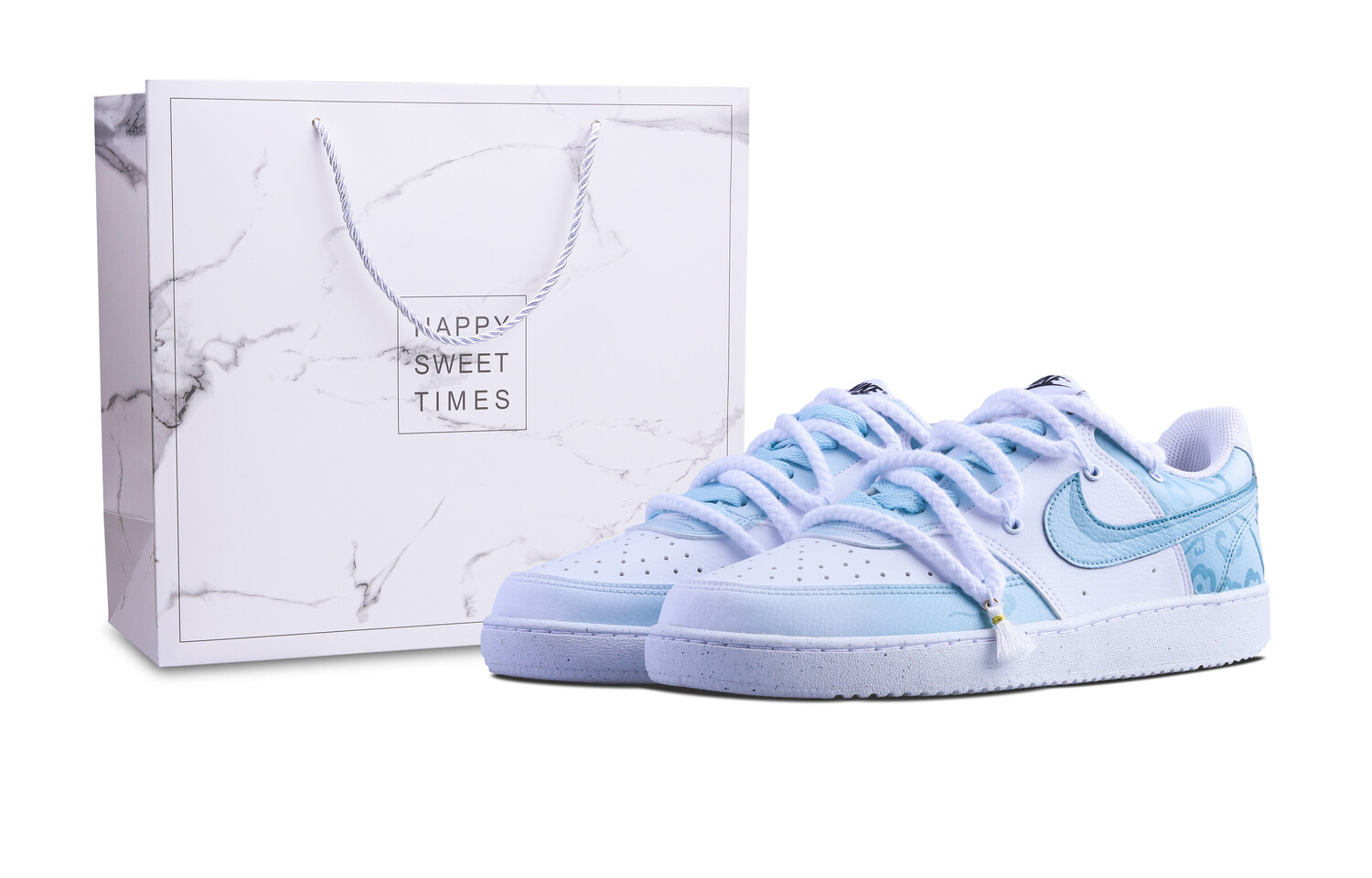 

Кроссовки Nike Court Vision 1 Skateboarding Shoes Women's Low-top Light Blue, голубой, Синий, Кроссовки Nike Court Vision 1 Skateboarding Shoes Women's Low-top Light Blue, голубой