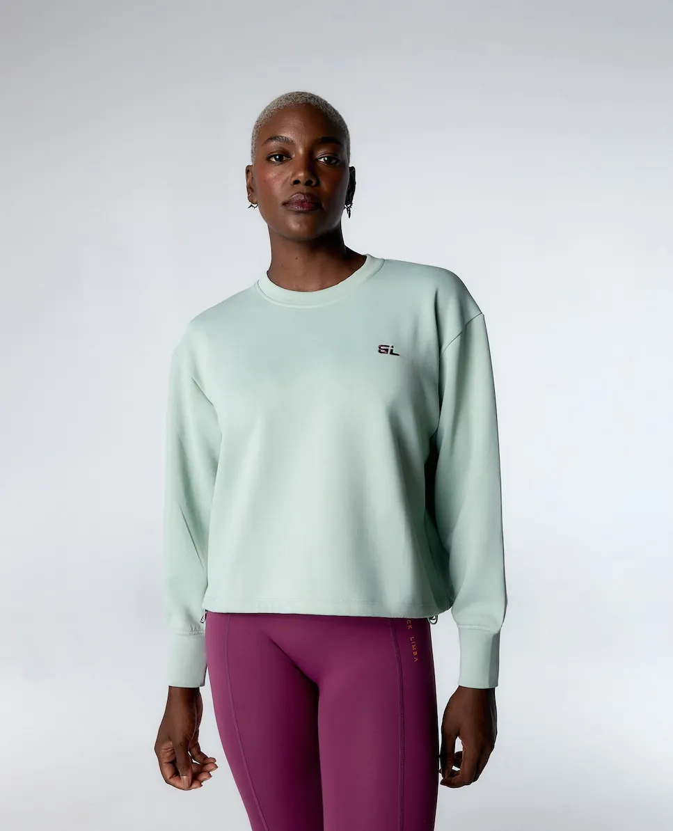 

Женская спортивная толстовка из модала с круглым вырезом Black Limba, зеленый