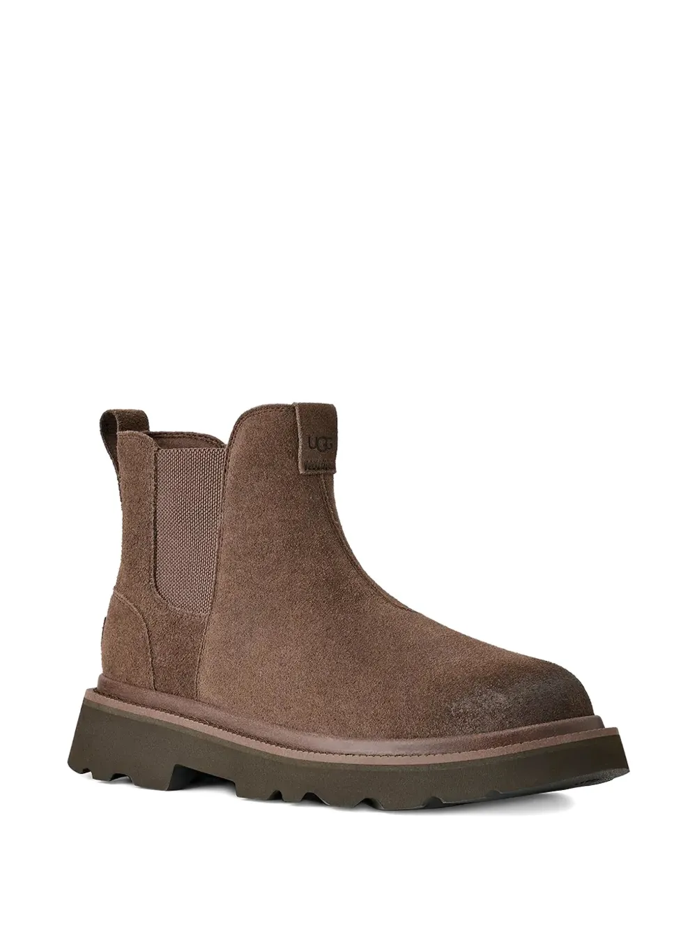 Челси-ботинки с логотипом и массивной подошвой Ugg, коричневый — фото 2