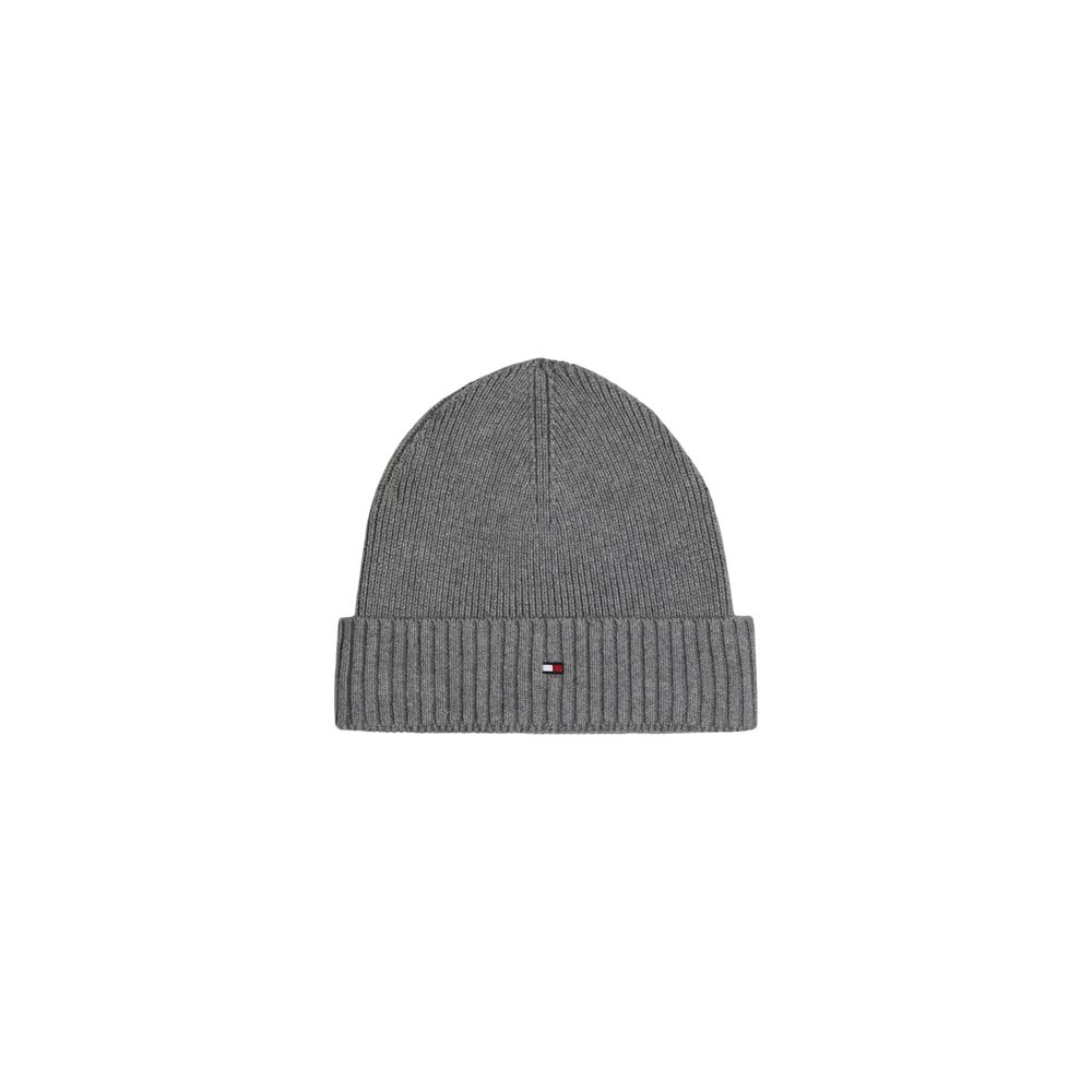 

Серые хлопковые шапка и кепка Tommy Hilfiger