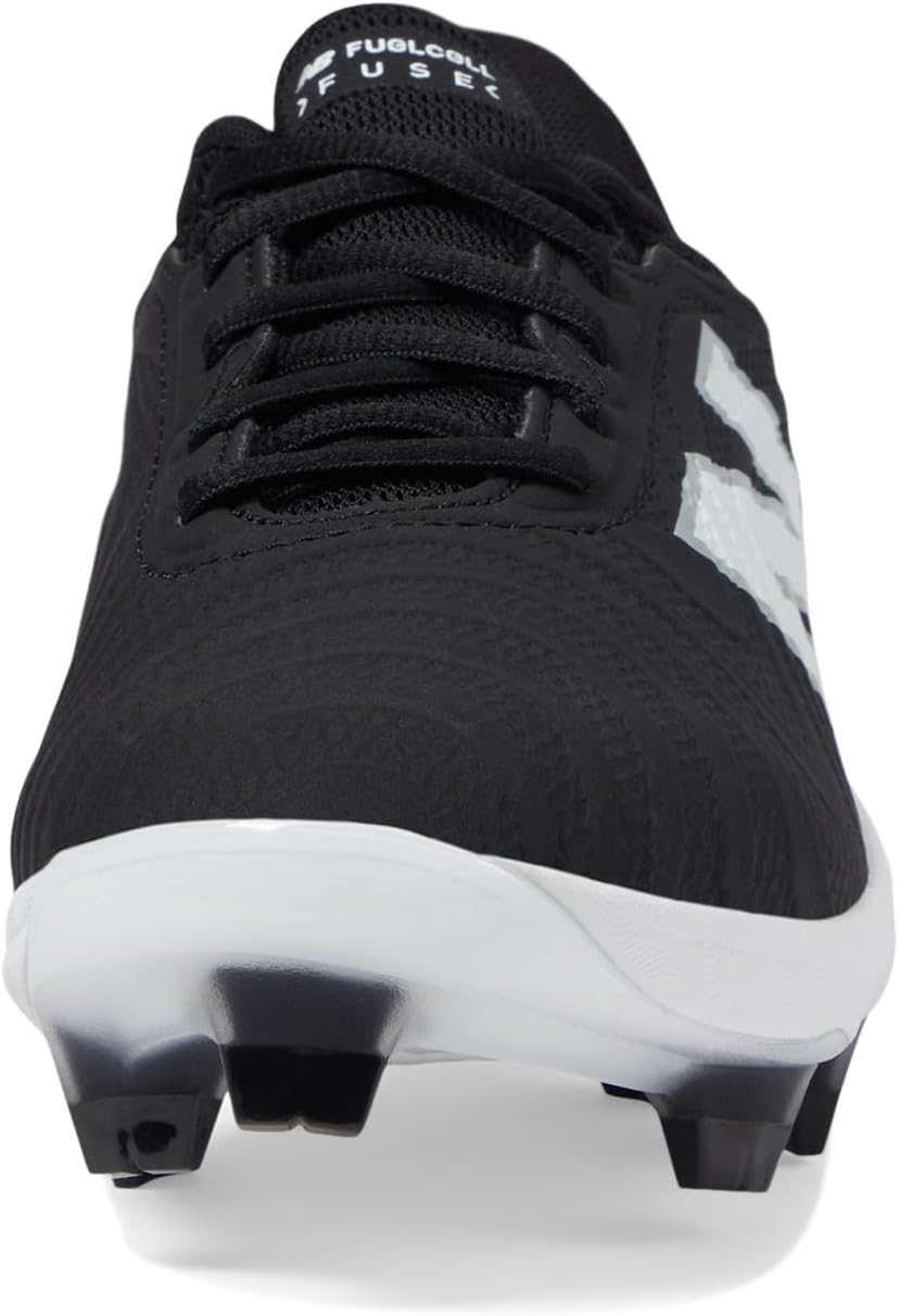 Кроссовки New Balance FuelCell FUSE v4 Molded Softball Cleats, Black/Optic White — фото 3