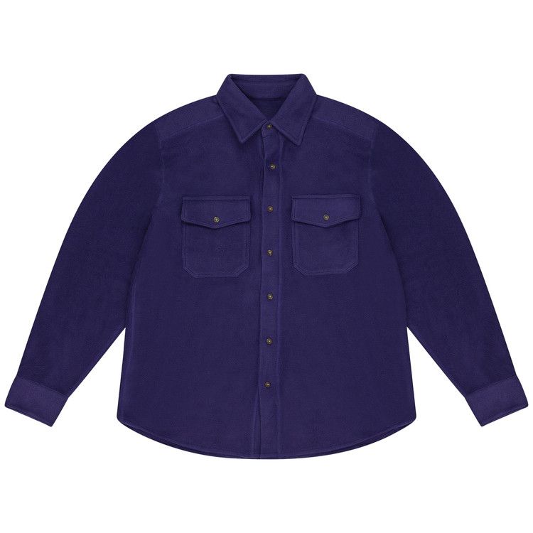 

Рубашка Aimé Leon Dore Fleece Button Down Shirt, Purple