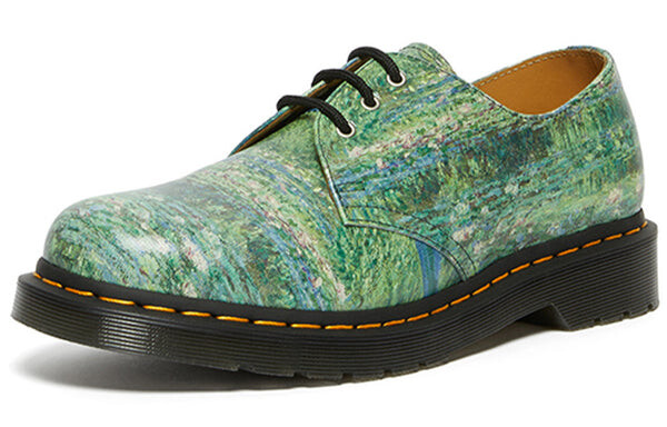 Тапочки the national gallery 1461 lily pond shoes 'green' Dr. Martens, зеленый — фото 3