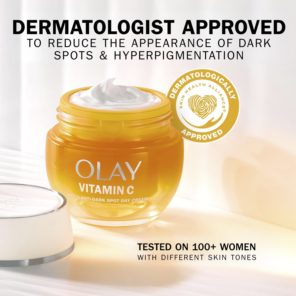 Крем для лица SPF OLAY Витамин С + AHA дневной гель- увлажняющий гель — фото 3