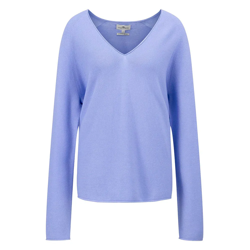 

Свитер Fynch Hatton 24147003 v neck, синий
