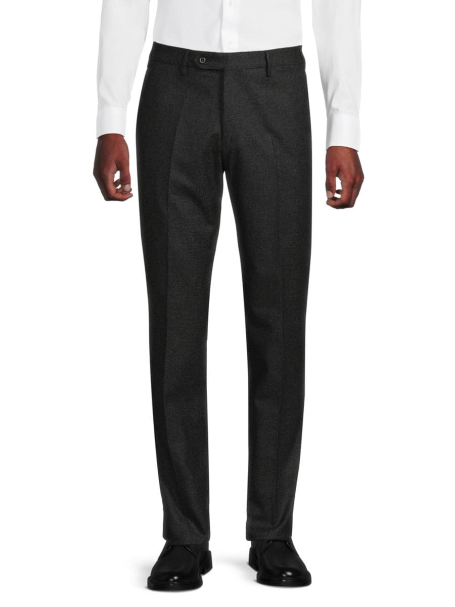 

Классические брюки Parker Virgin Wool Blend Modern Fit Zanella, серый