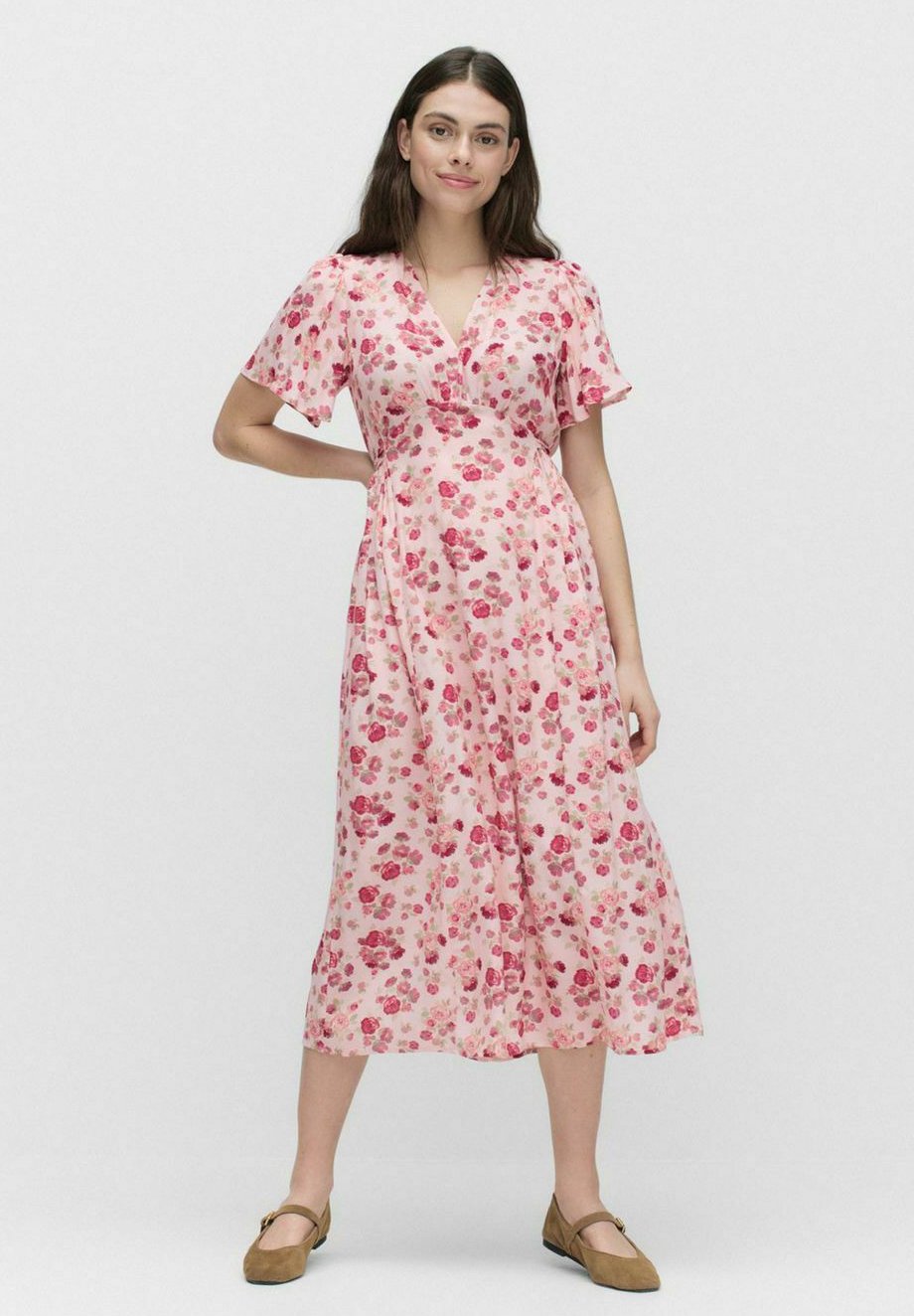 

Повседневное платье GRACY FLORAL DRESS Dobber, светло-розовый