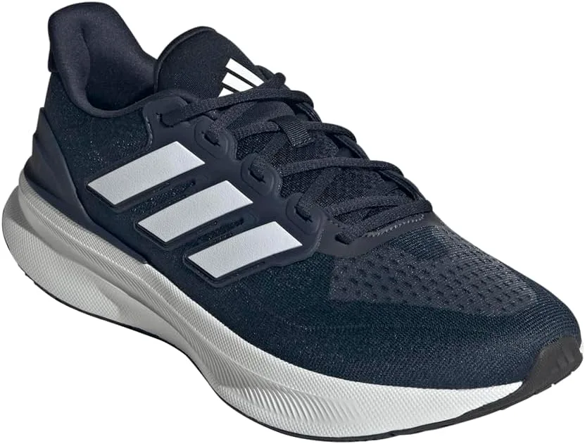 Мужские кроссовки Adidas Ultrabounce 5 для бега, белый/черный — фото 2