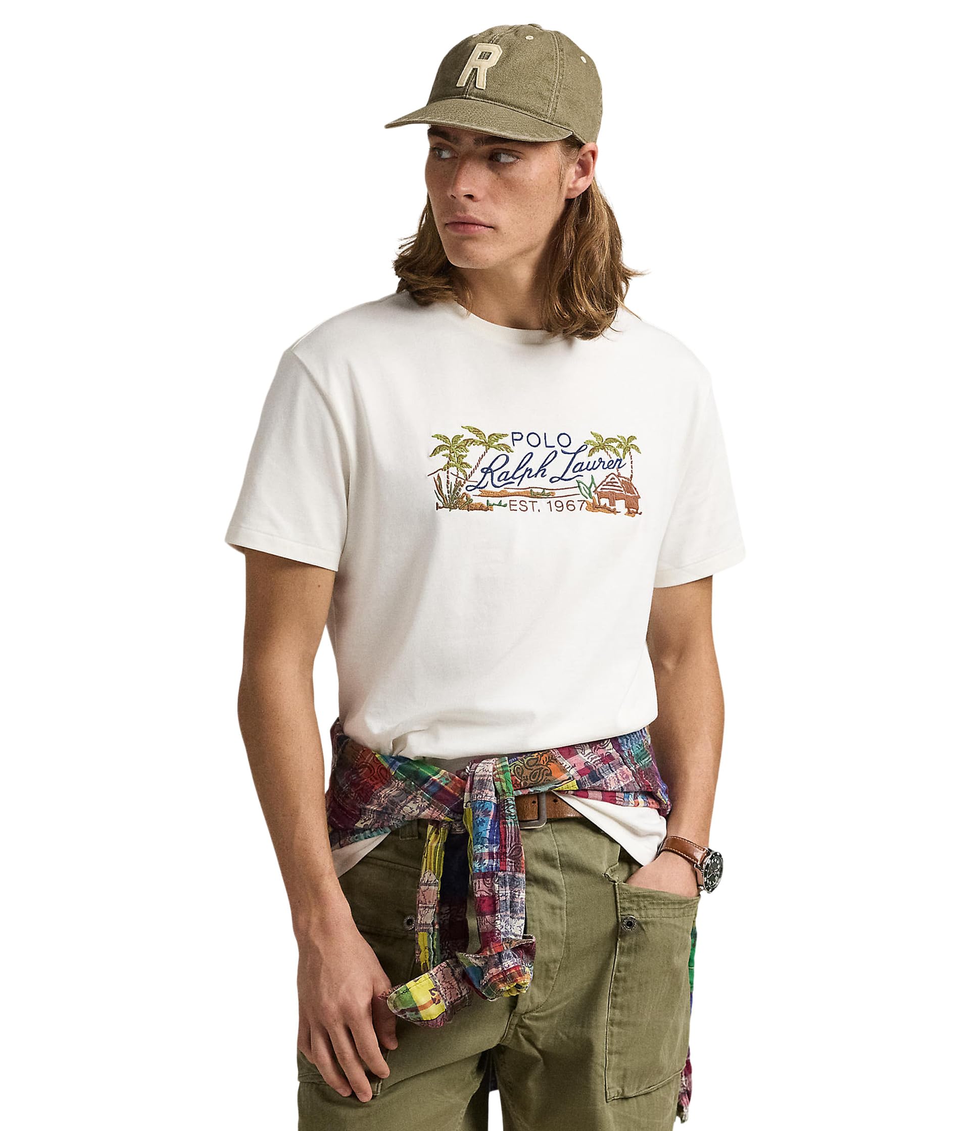 

Футболка Polo Ralph Lauren Short, цвет Nevis